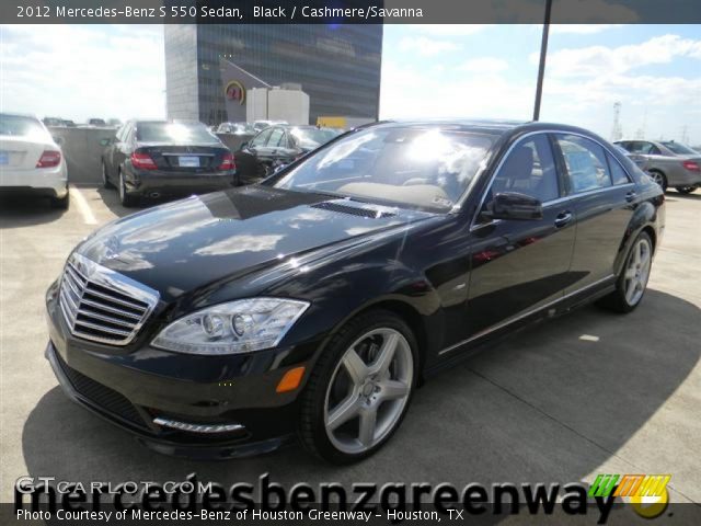 2012 Mercedes-Benz S 550 Sedan in Black