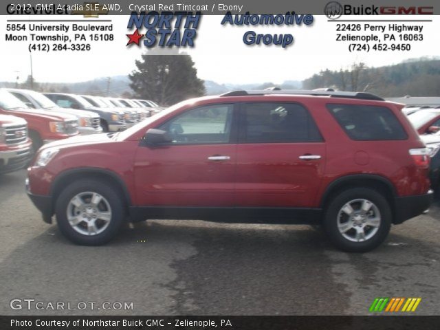 2012 GMC Acadia SLE AWD in Crystal Red Tintcoat
