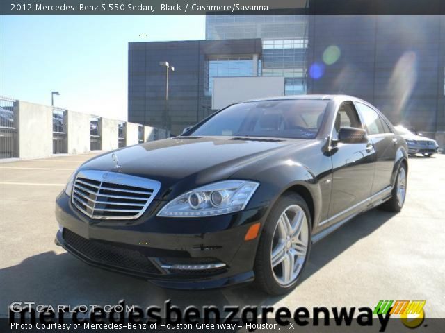 2012 Mercedes-Benz S 550 Sedan in Black