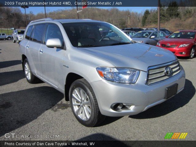 2009 Toyota Highlander Hybrid 4WD in Classic Silver Metallic