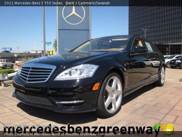 2011 Mercedes-Benz S 550 Sedan in Black