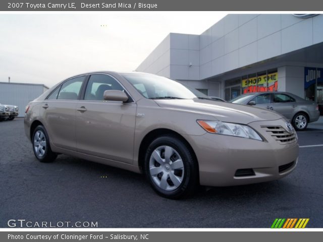 2007 Toyota Camry LE in Desert Sand Mica