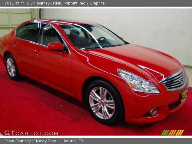 2011 Infiniti G 37 Journey Sedan in Vibrant Red