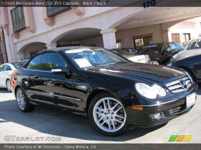 2009 Mercedes-Benz CLK 350 Cabriolet in Black