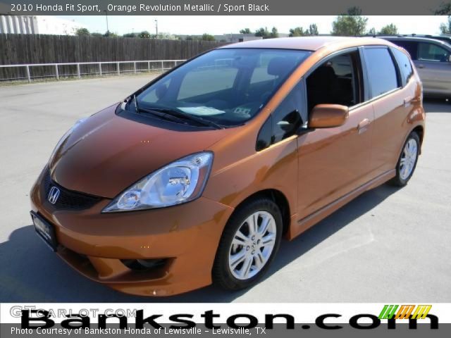 2010 Honda Fit Sport in Orange Revolution Metallic
