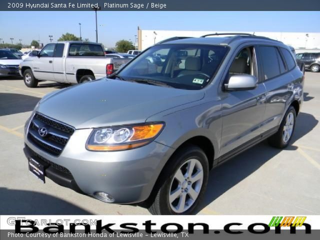 2009 Hyundai Santa Fe Limited in Platinum Sage