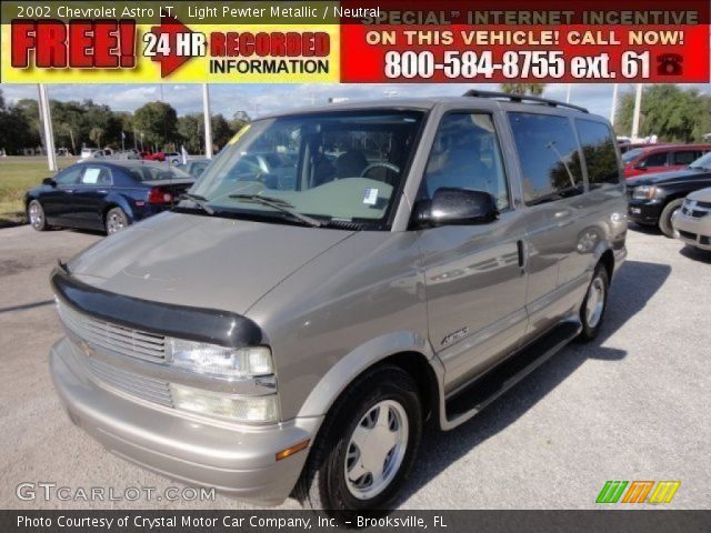 2002 Chevrolet Astro LT in Light Pewter Metallic