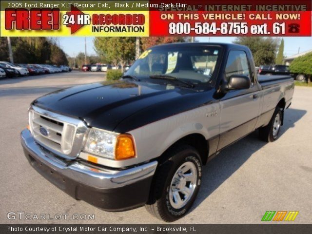 2005 Ford Ranger XLT Regular Cab in Black