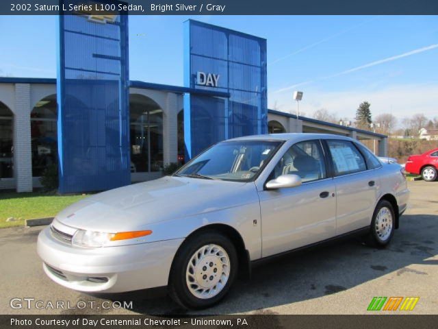 2002 Saturn L Series L100 Sedan in Bright Silver