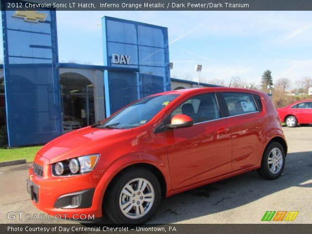 2012 Chevrolet Sonic LT Hatch in Inferno Orange Metallic