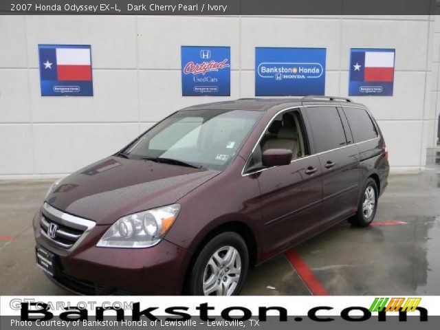 2007 Honda Odyssey EX-L in Dark Cherry Pearl