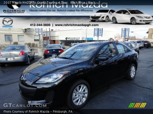 2012 Mazda MAZDA3 i Grand Touring 4 Door in Black Mica