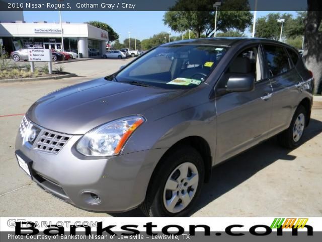 2010 Nissan Rogue S in Gotham Gray