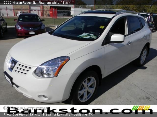 2010 Nissan Rogue SL in Phantom White