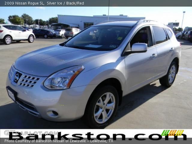 2009 Nissan Rogue SL in Silver Ice