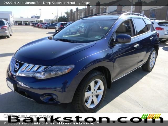 2009 Nissan Murano SL in Deep Sapphire Metallic