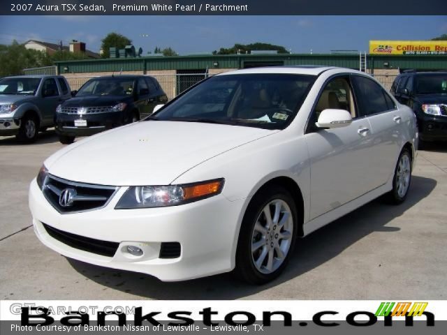 2007 Acura TSX Sedan in Premium White Pearl