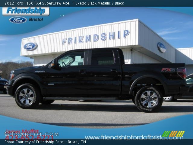 2012 Ford F150 FX4 SuperCrew 4x4 in Tuxedo Black Metallic