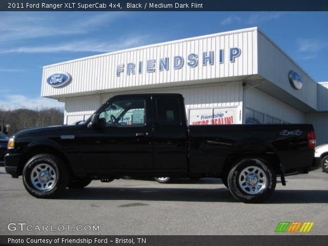 2011 Ford Ranger XLT SuperCab 4x4 in Black
