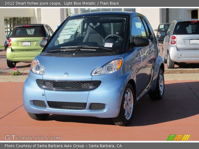 2012 Smart fortwo pure coupe in Light Blue Metallic