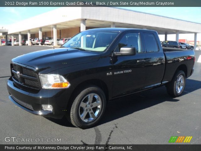 2012 Dodge Ram 1500 Express Quad Cab 4x4 in Black