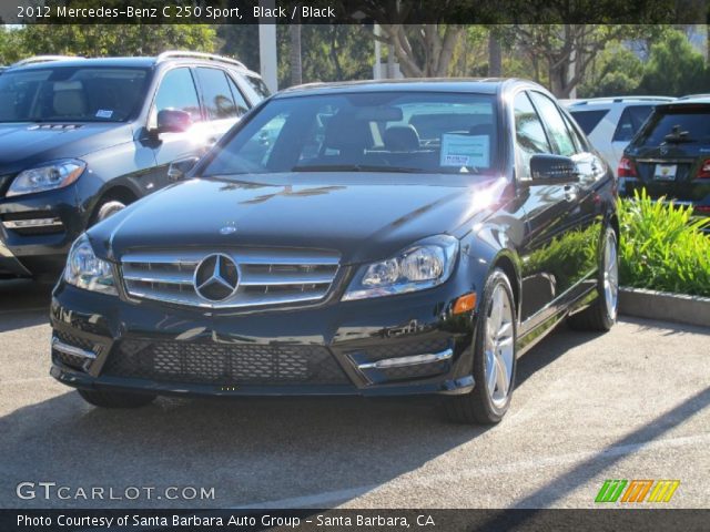 2012 Mercedes-Benz C 250 Sport in Black