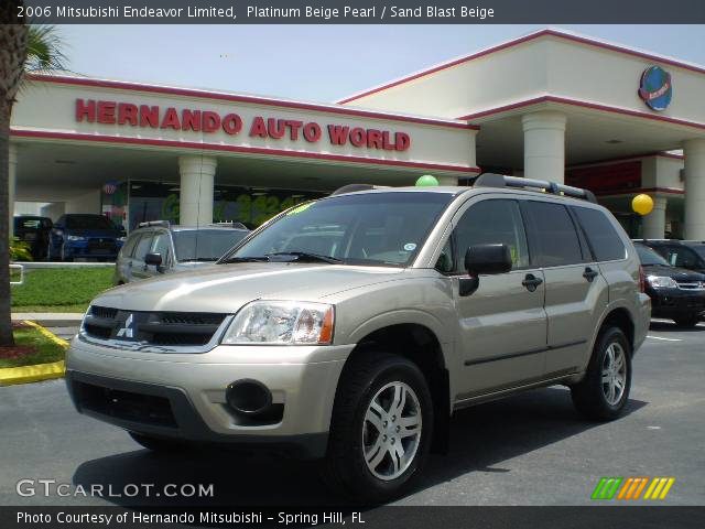 2006 Mitsubishi Endeavor Limited in Platinum Beige Pearl