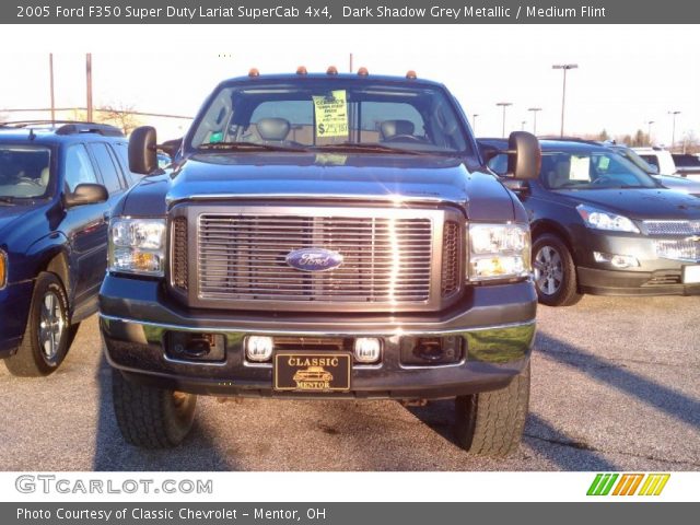 2005 Ford F350 Super Duty Lariat SuperCab 4x4 in Dark Shadow Grey Metallic