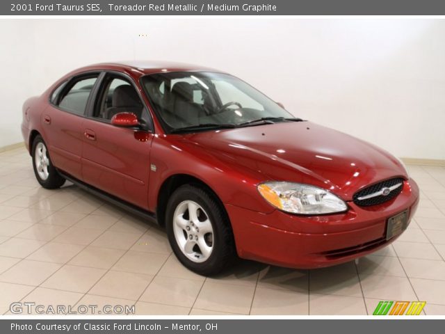 2001 Ford Taurus SES in Toreador Red Metallic