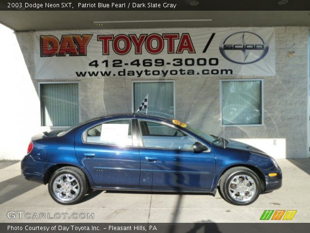 2003 Dodge Neon SXT in Patriot Blue Pearl