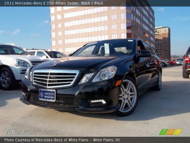 2011 Mercedes-Benz E 350 4Matic Sedan in Black