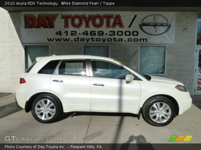 2010 Acura RDX Technology in White Diamond Pearl