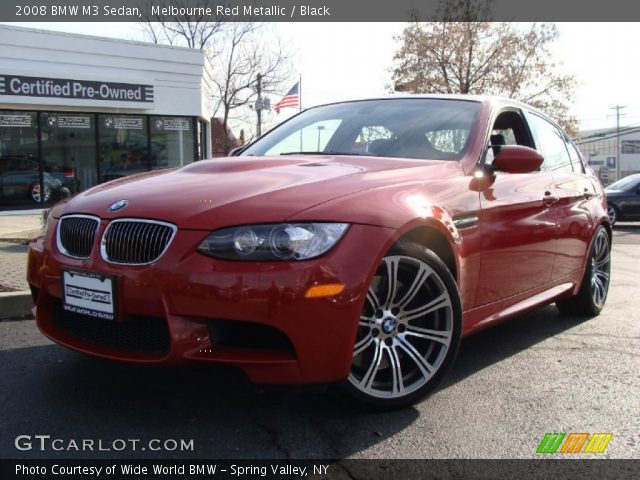 2008 BMW M3 Sedan in Melbourne Red Metallic