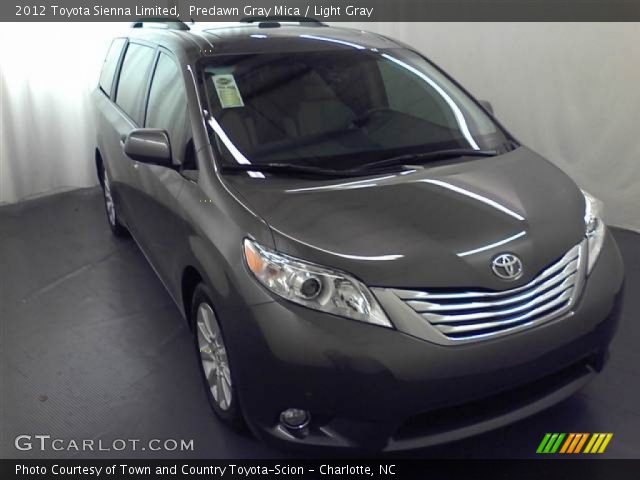 2012 Toyota Sienna Limited in Predawn Gray Mica