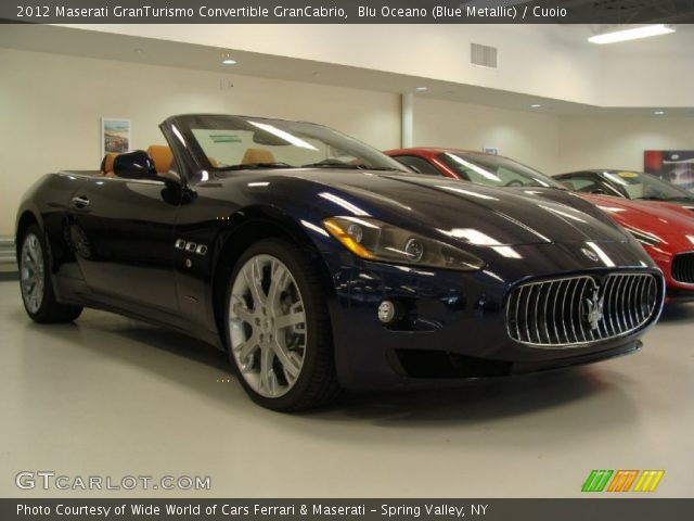 2012 Maserati GranTurismo Convertible GranCabrio in Blu Oceano (Blue Metallic)