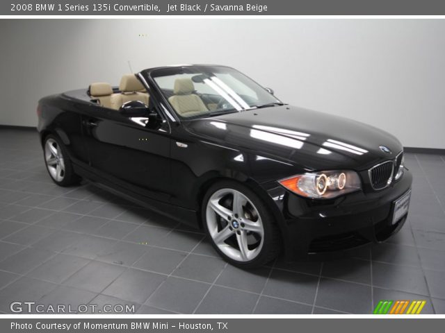 2008 BMW 1 Series 135i Convertible in Jet Black