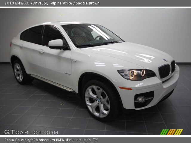 2010 BMW X6 xDrive35i in Alpine White
