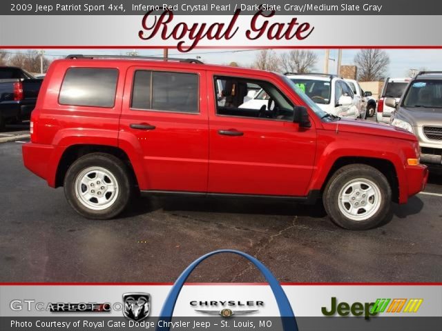 2009 Jeep Patriot Sport 4x4 in Inferno Red Crystal Pearl
