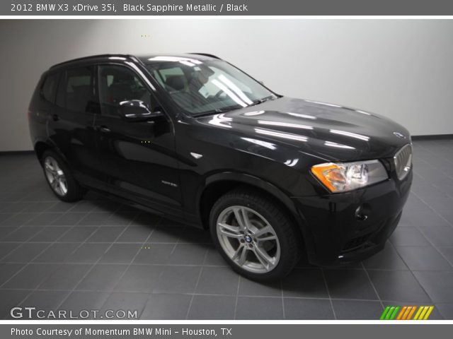 2012 BMW X3 xDrive 35i in Black Sapphire Metallic