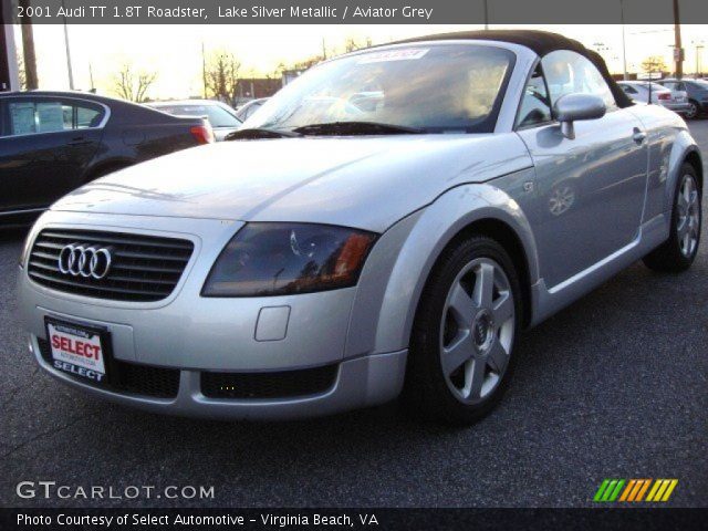 2001 Audi TT 1.8T Roadster in Lake Silver Metallic