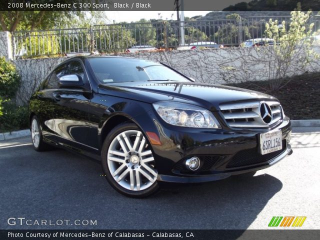2008 Mercedes-Benz C 300 Sport in Black