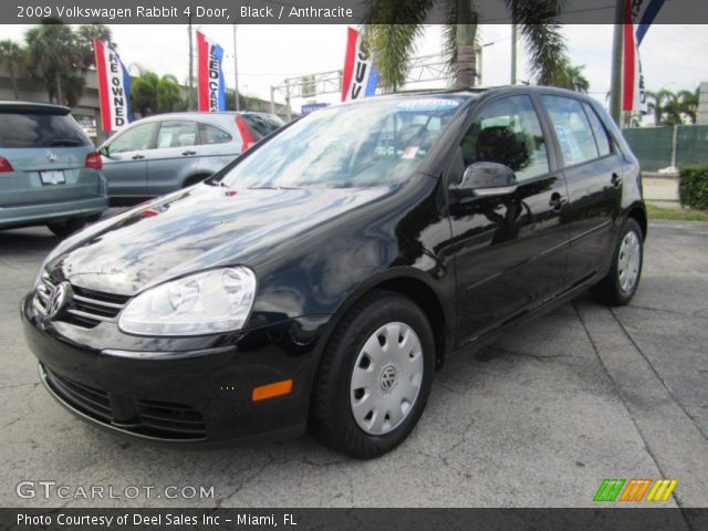 2009 Volkswagen Rabbit 4 Door in Black