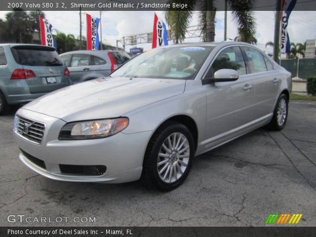 2007 Volvo S80 3.2 in Shimmer Gold Metallic