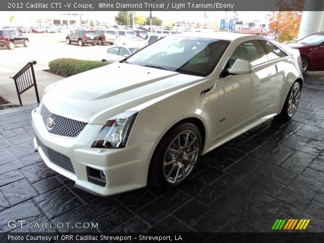 2012 Cadillac CTS -V Coupe in White Diamond Tricoat