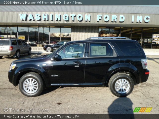 2008 Mercury Mariner V6 Premier 4WD in Black