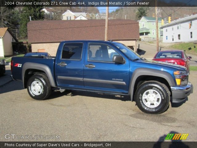 2004 Chevrolet Colorado Z71 Crew Cab 4x4 in Indigo Blue Metallic