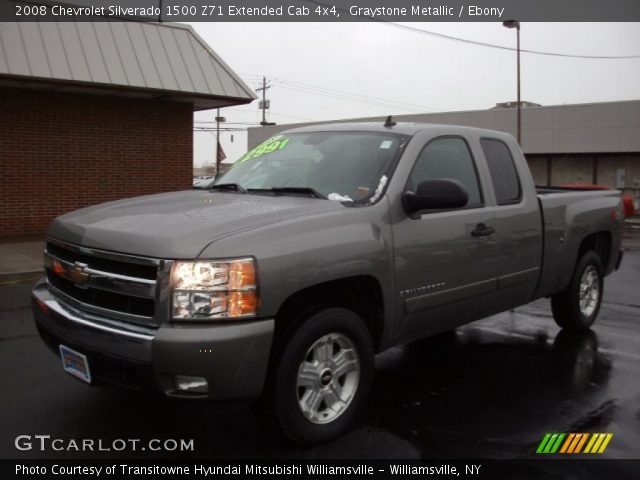 2008 Chevrolet Silverado 1500 Z71 Extended Cab 4x4 in Graystone Metallic