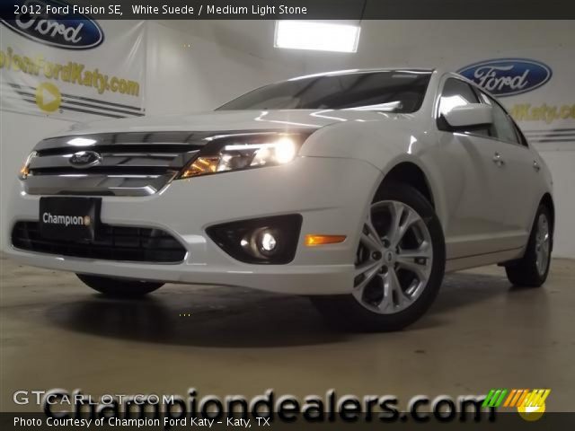 2012 Ford Fusion SE in White Suede