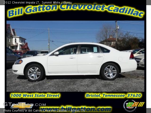 2012 Chevrolet Impala LT in Summit White