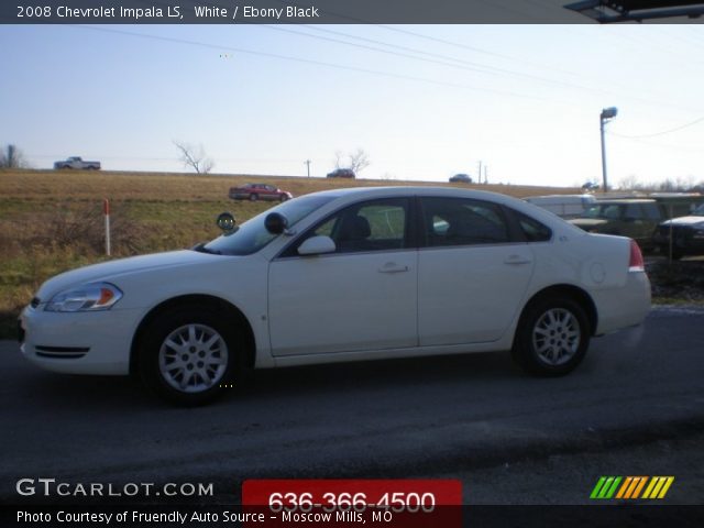 2008 Chevrolet Impala LS in White
